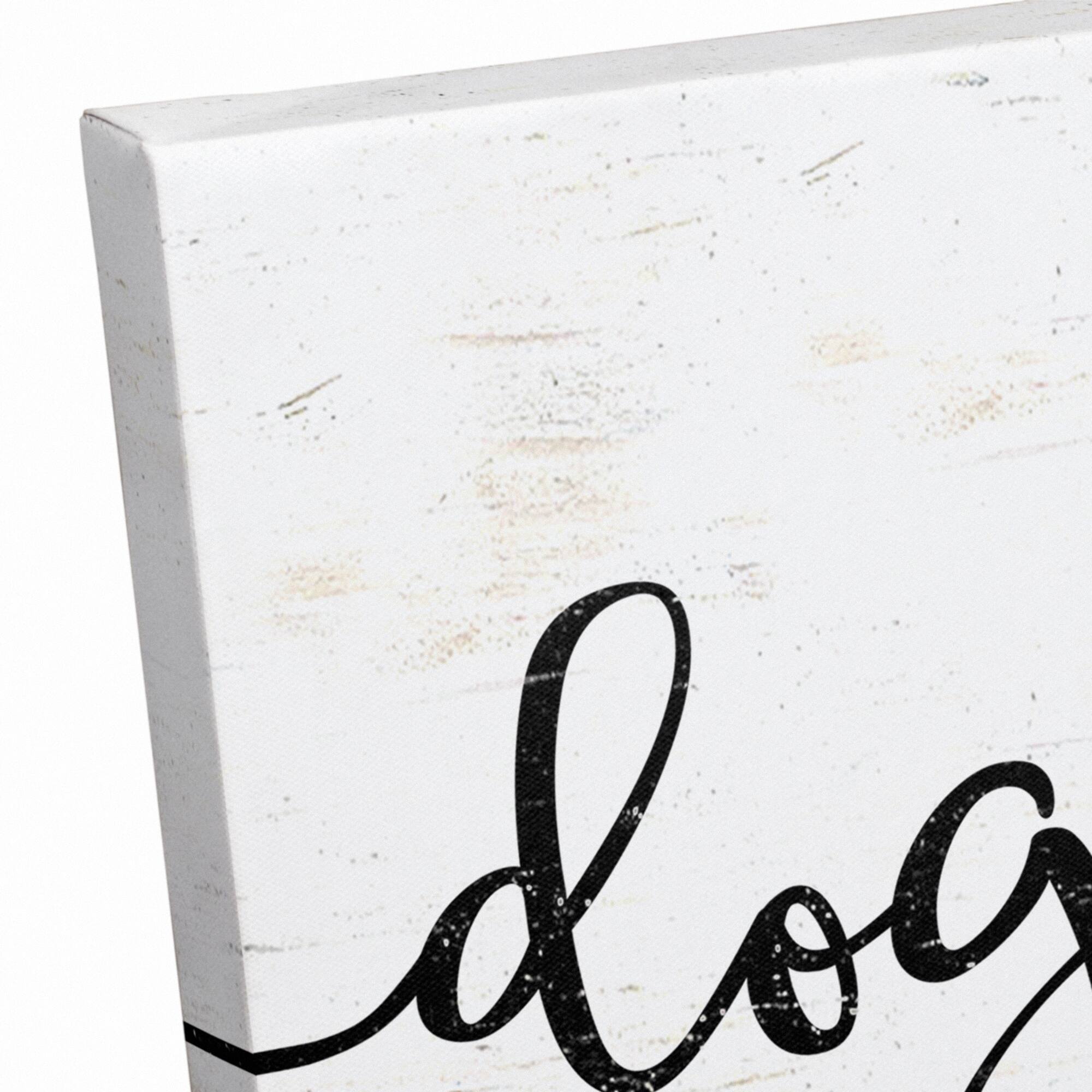 Dog Kisses Fix Everything Canvas Wall Art